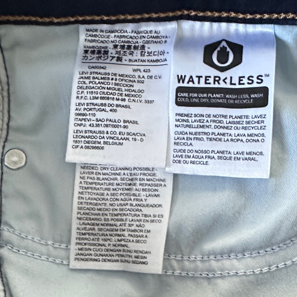 314 SHAPING STRAIGHT WOMEN'S JEANS size 31x30 (10-12) - Picture 6 of 12